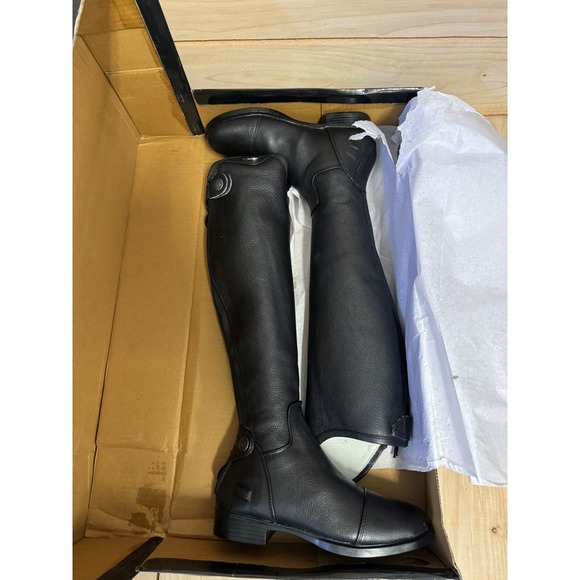 TuffRider Ladies Belmont Dress Boots Slim 6.5 Black - Picture 12 of 13